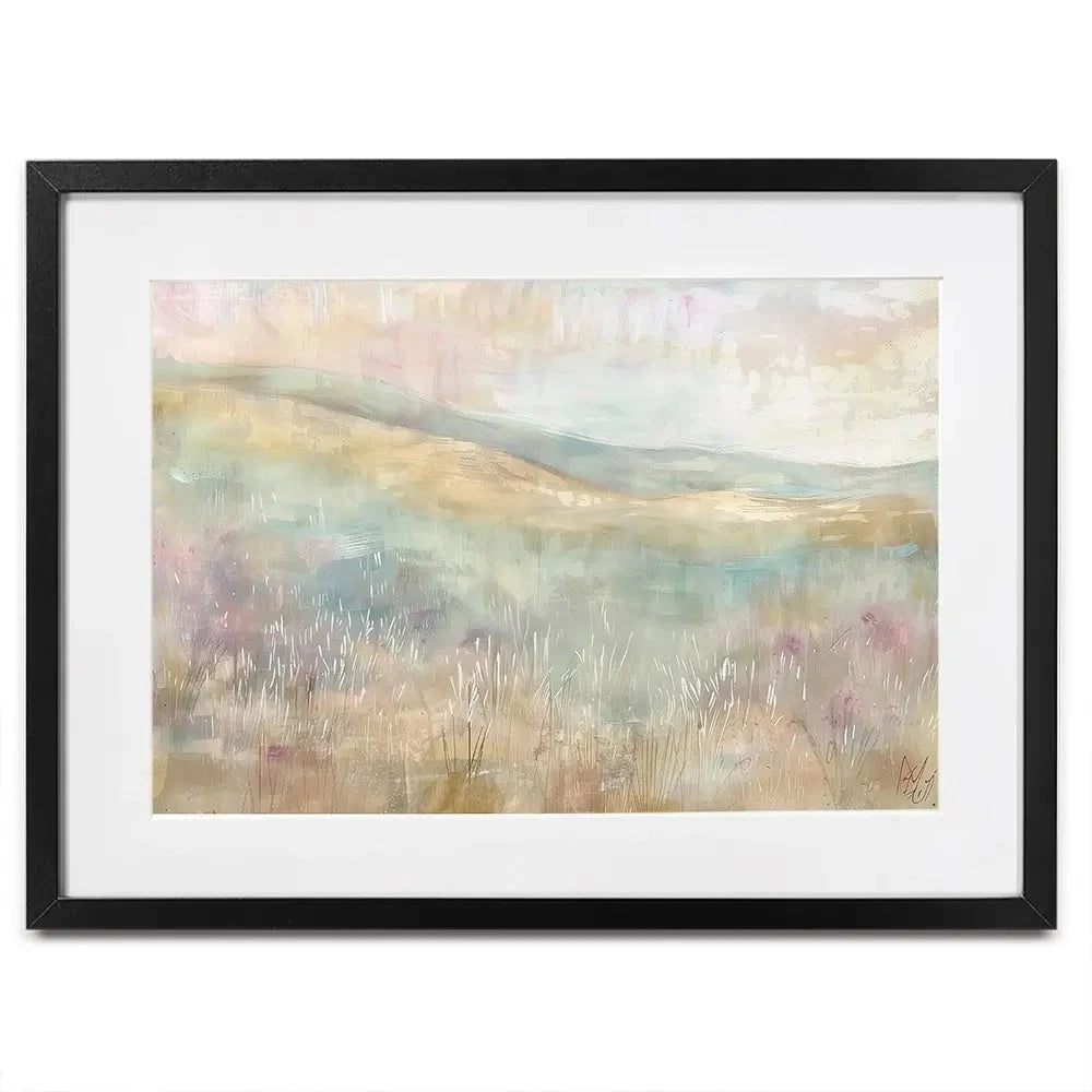 Muted Spring Landscape 1 Framed Art Print