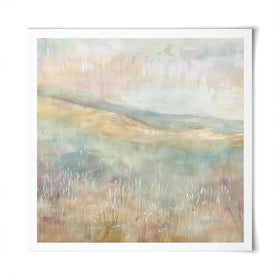 Muted Spring Landscape 1 Square Art Print Muted Spring Landscape 1 Square Art Print wall art product Art Print Shop