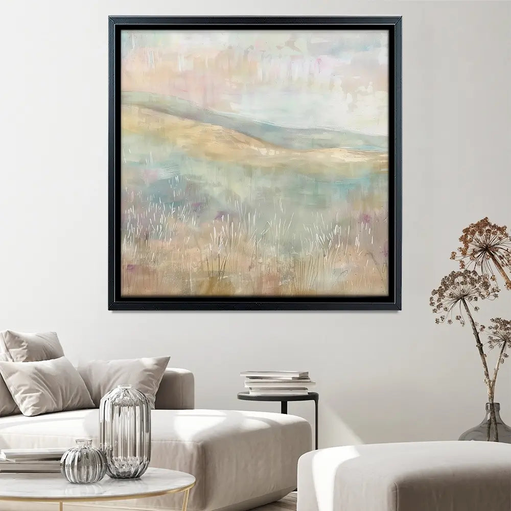 Muted Spring Landscape 1 Square Canvas Print Muted Spring Landscape 1 Square Canvas Print wall art product Art Print Shop