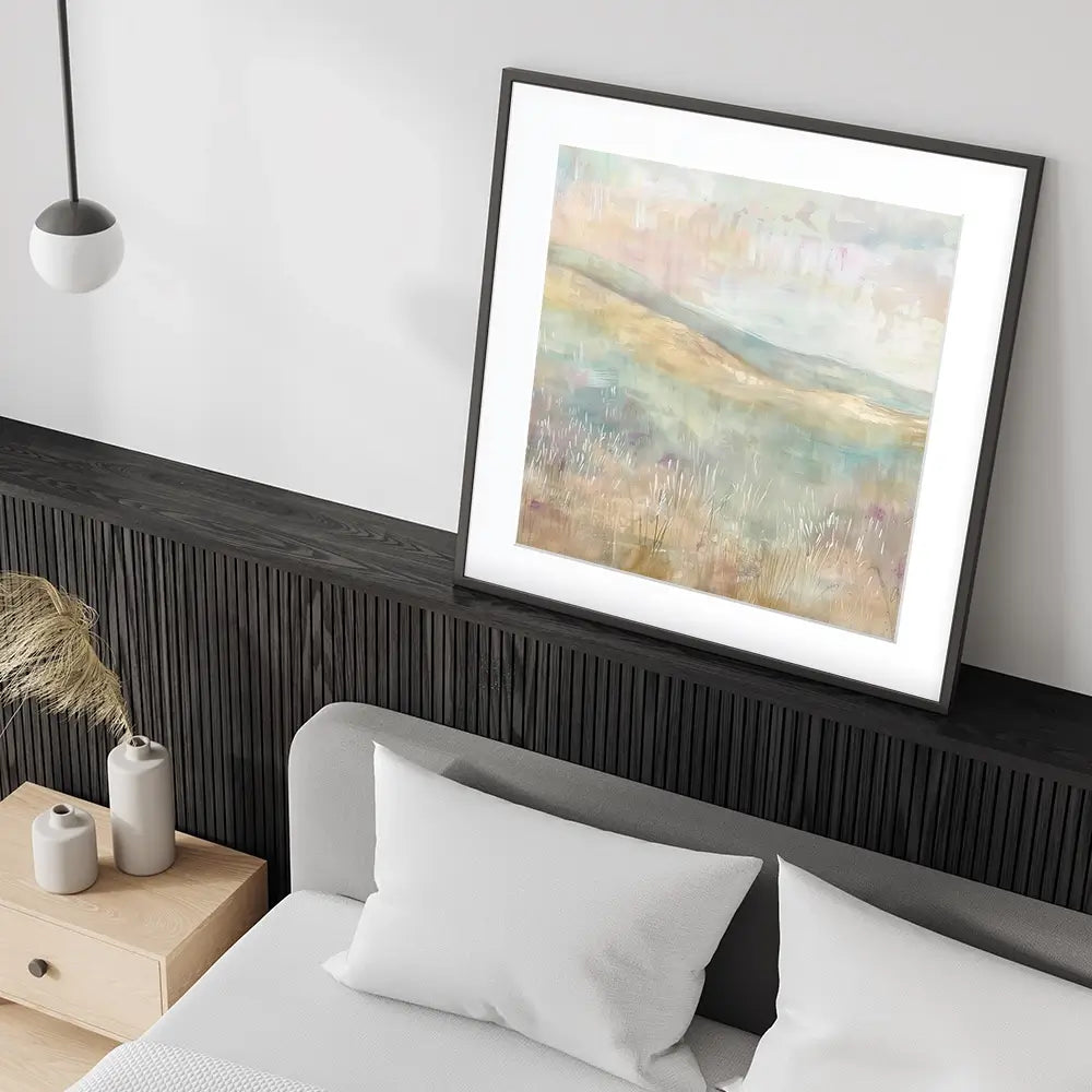 Muted Spring Landscape 1 Square Framed Art Print Muted Spring Landscape 1 Square Framed Art Print wall art product Art Print Shop
