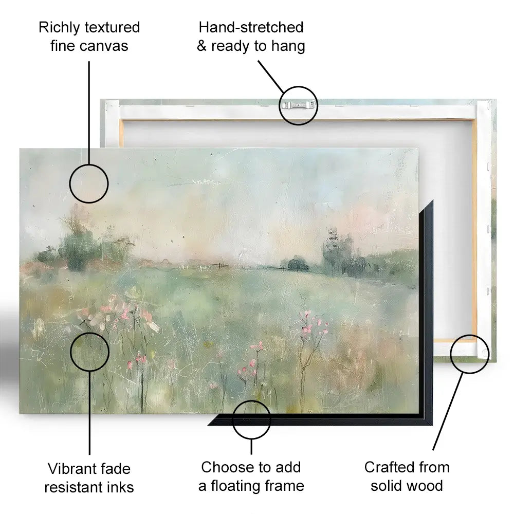 Muted Spring Landscape 2 Oversized Canvas Print Muted Spring Landscape 2 Oversized Canvas Print wall art product Paper House Prints - Independent