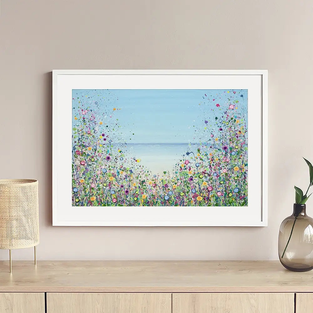 My Happy Place Framed Art Print My Happy Place Framed Art Print wall art product Jo Gough