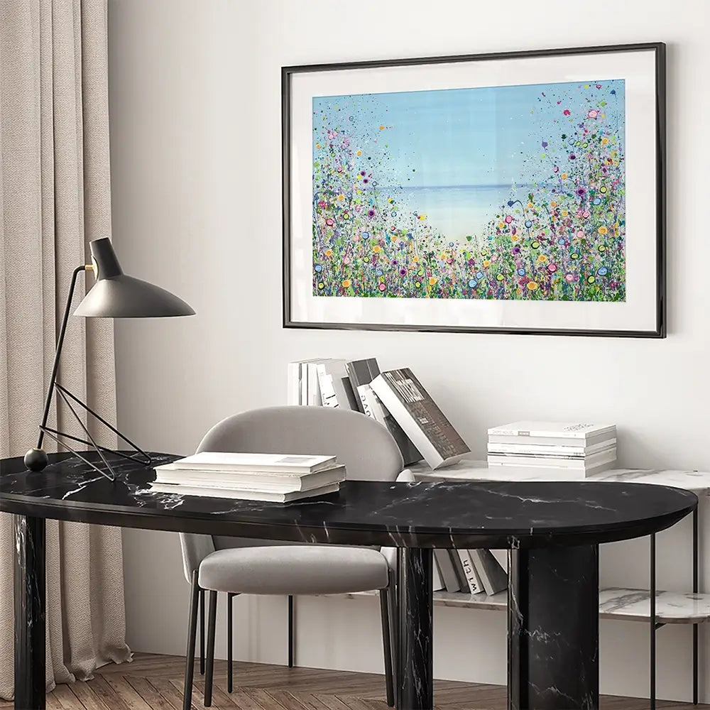 My Happy Place Framed Art Print My Happy Place Framed Art Print wall art product Jo Gough
