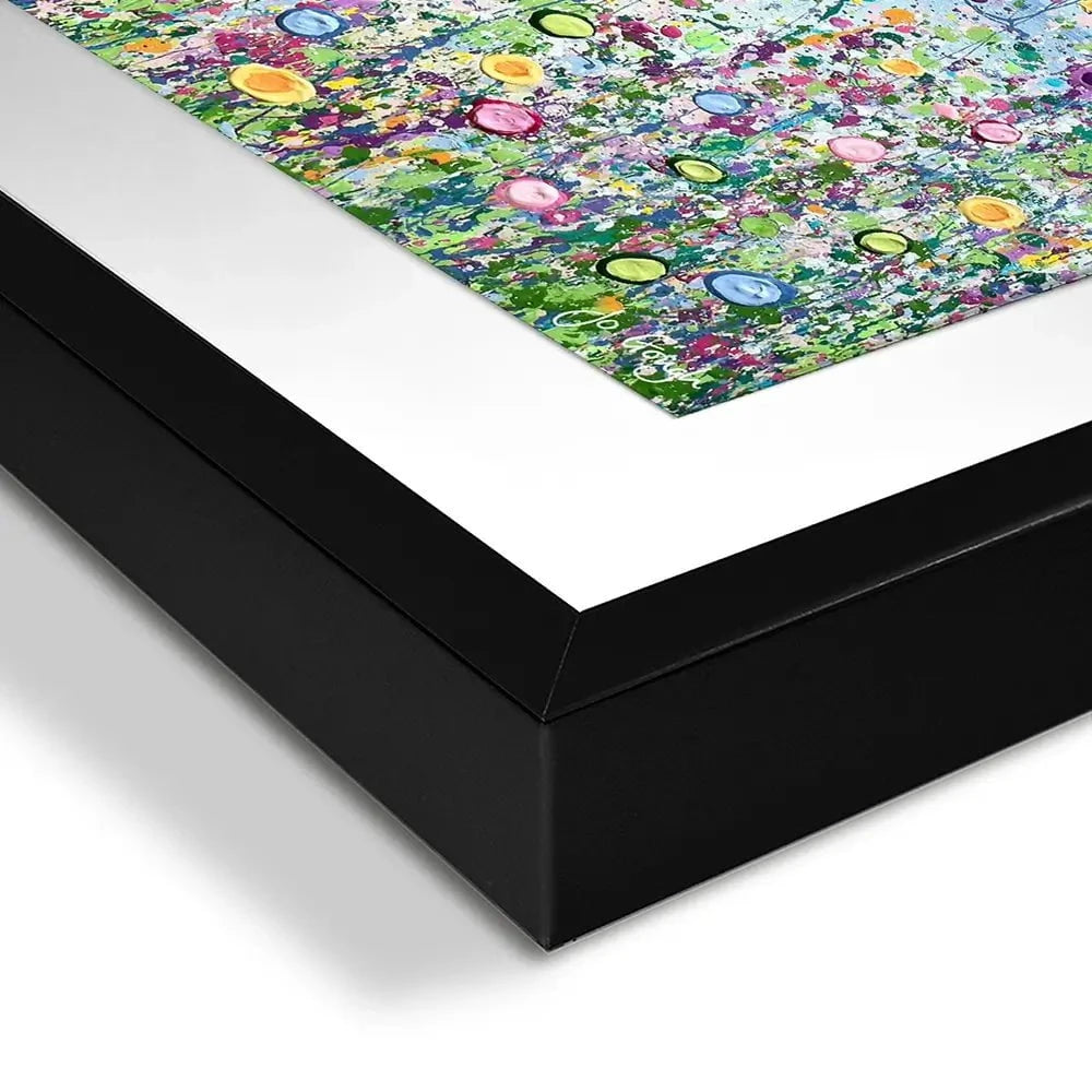 My Happy Place Framed Art Print -JG A Happy Heart Framed Art Print | A Happy Heart Framed Artwork wall art product JGough