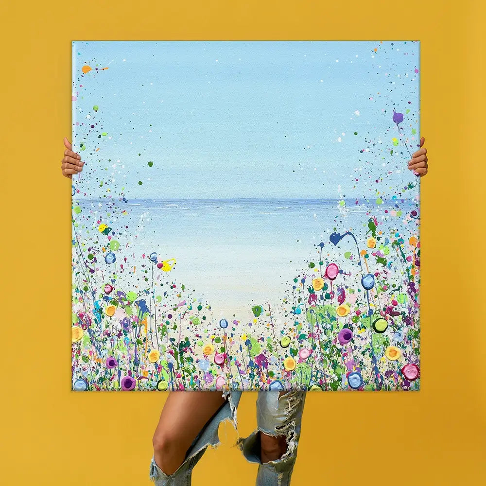 My Happy Place Oversized Canvas Print My Happy Place Oversized Canvas Print wall art product Jo Gough