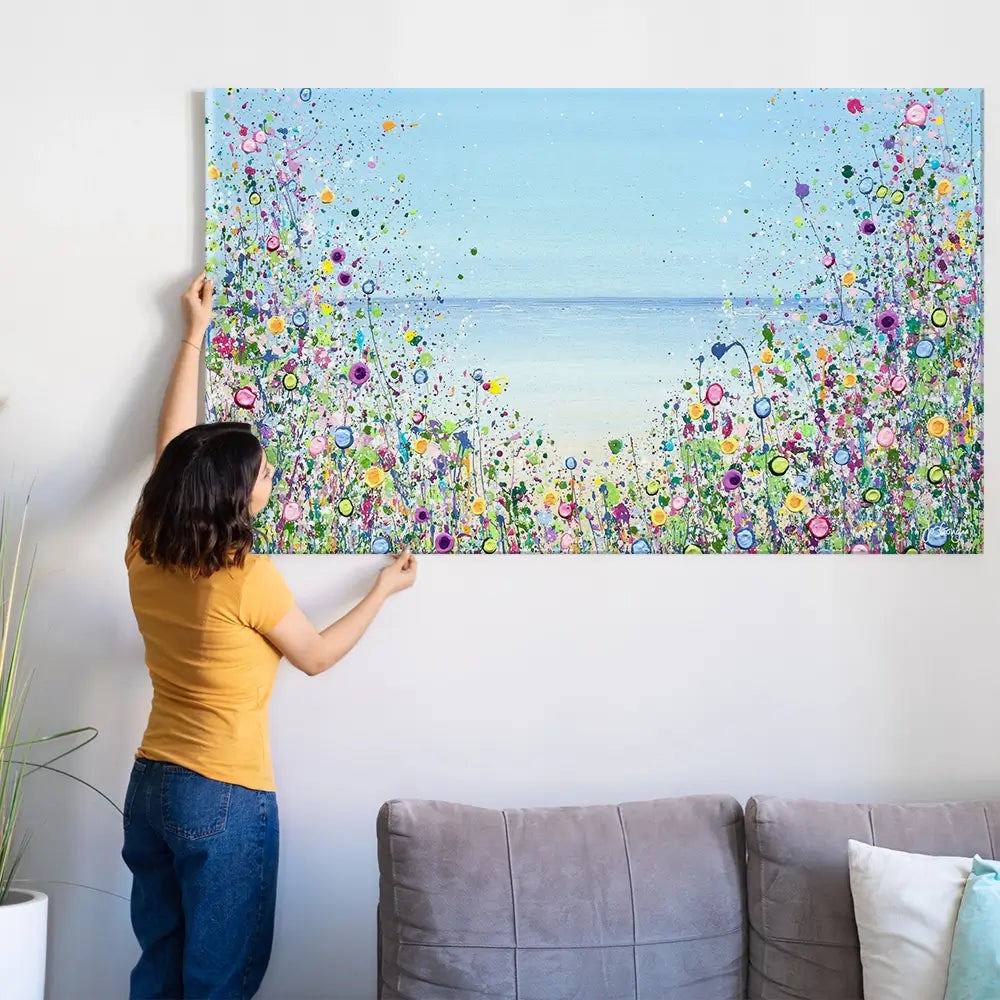 My Happy Place Oversized Canvas Print My Happy Place Oversized Canvas Print wall art product Jo Gough