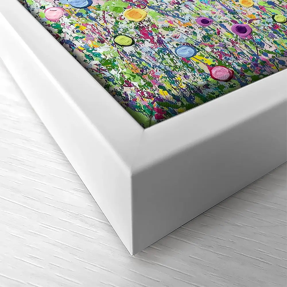 My Happy Place Square Canvas Print My Happy Place Square Canvas Print wall art product Jo Gough