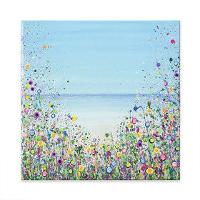 My Happy Place Square Canvas Print My Happy Place Square Canvas Print wall art product Jo Gough