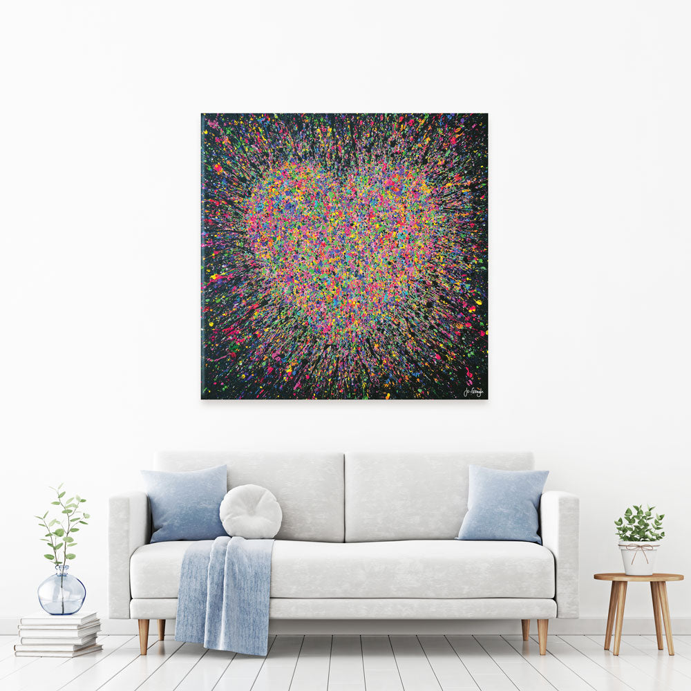 My Heart Is Bursting With Love Canvas Print My Heart Is Bursting With Love Canvas Print wall art product Jo Gough