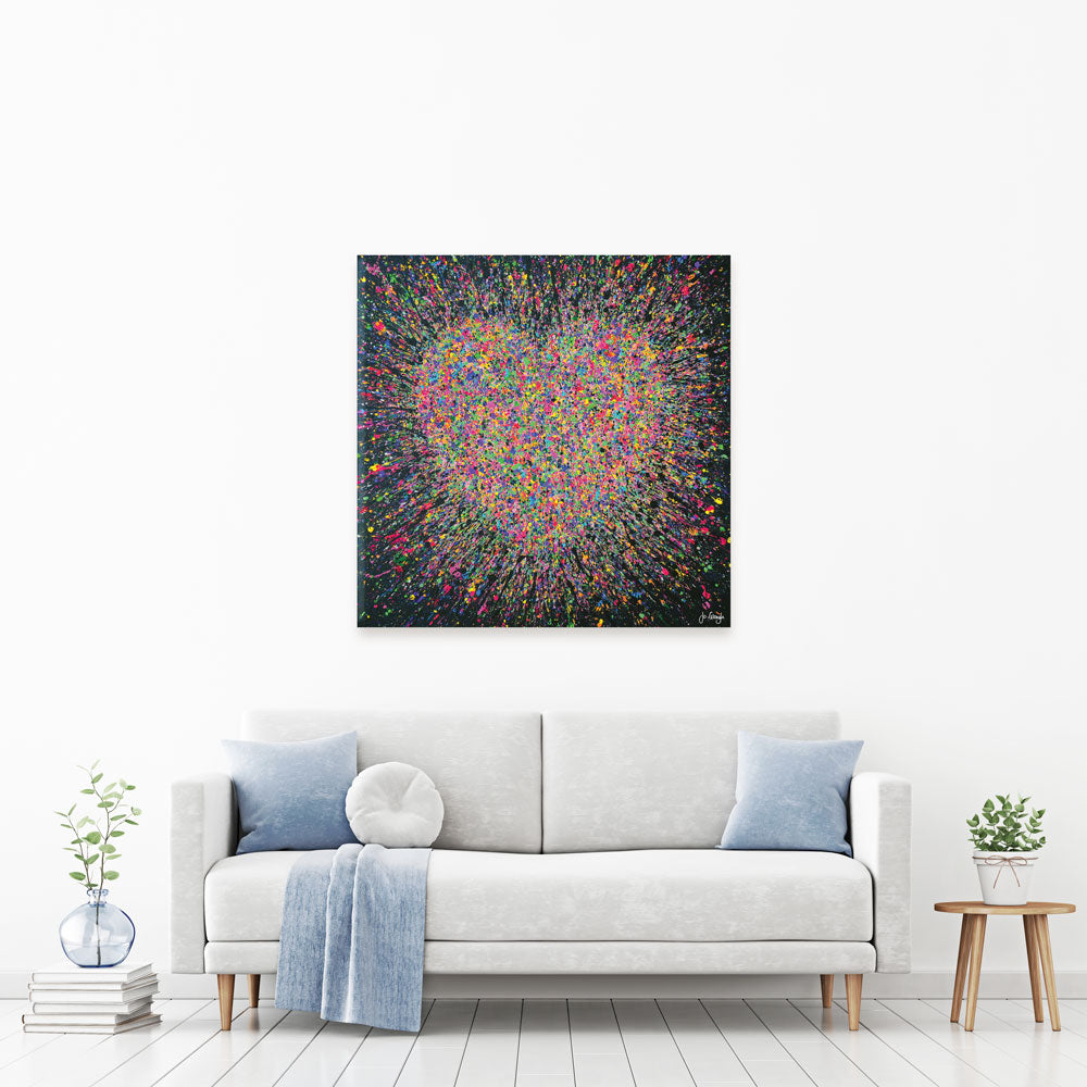 My Heart Is Bursting With Love Canvas Print My Heart Is Bursting With Love Canvas Print wall art product Jo Gough