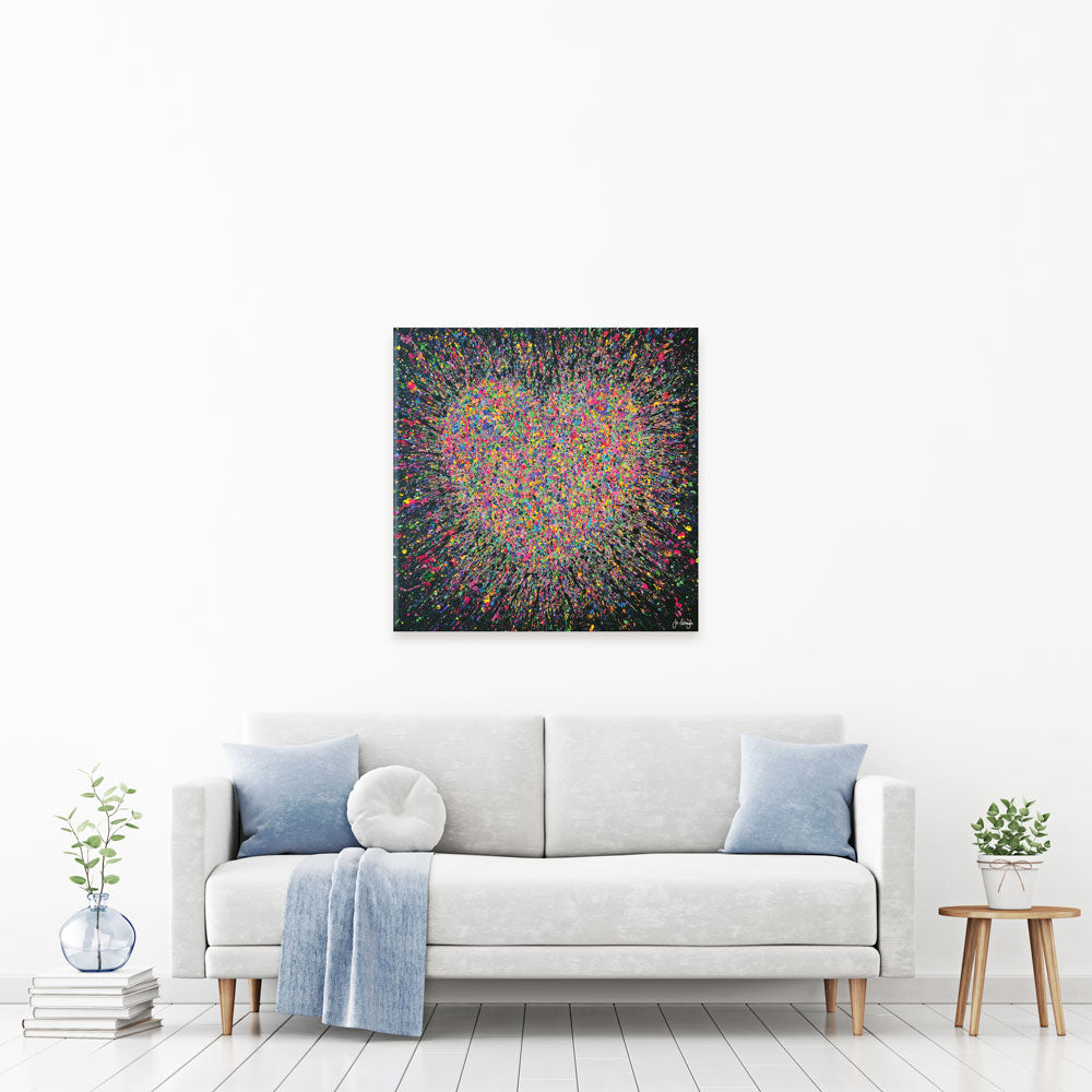 My Heart Is Bursting With Love Canvas Print My Heart Is Bursting With Love Canvas Print wall art product Jo Gough