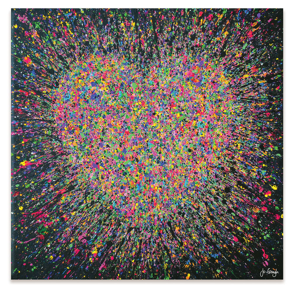 My Heart Is Bursting With Love Canvas Print My Heart Is Bursting With Love Canvas Print wall art product Jo Gough