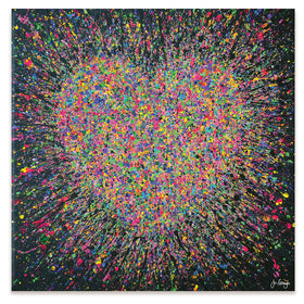 My Heart Is Bursting With Love Canvas Print My Heart Is Bursting With Love Canvas Print wall art product Jo Gough