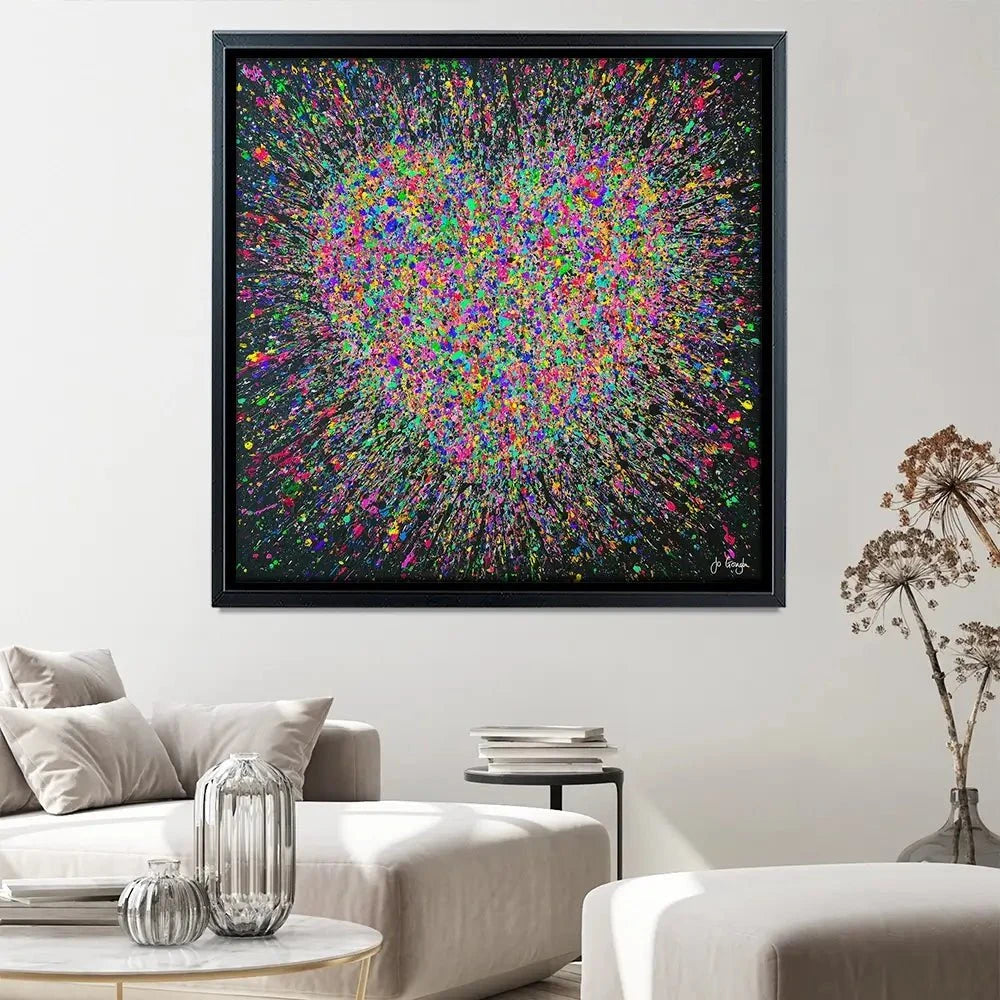 My Heart Is Bursting With Love Canvas Print My Heart Is Bursting With Love Canvas Print wall art product Jo Gough