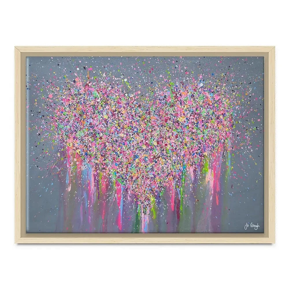 My Heart Is Full Of Joy Canvas Print My Heart Is Full Of Joy Canvas Print wall art product Jo Gough