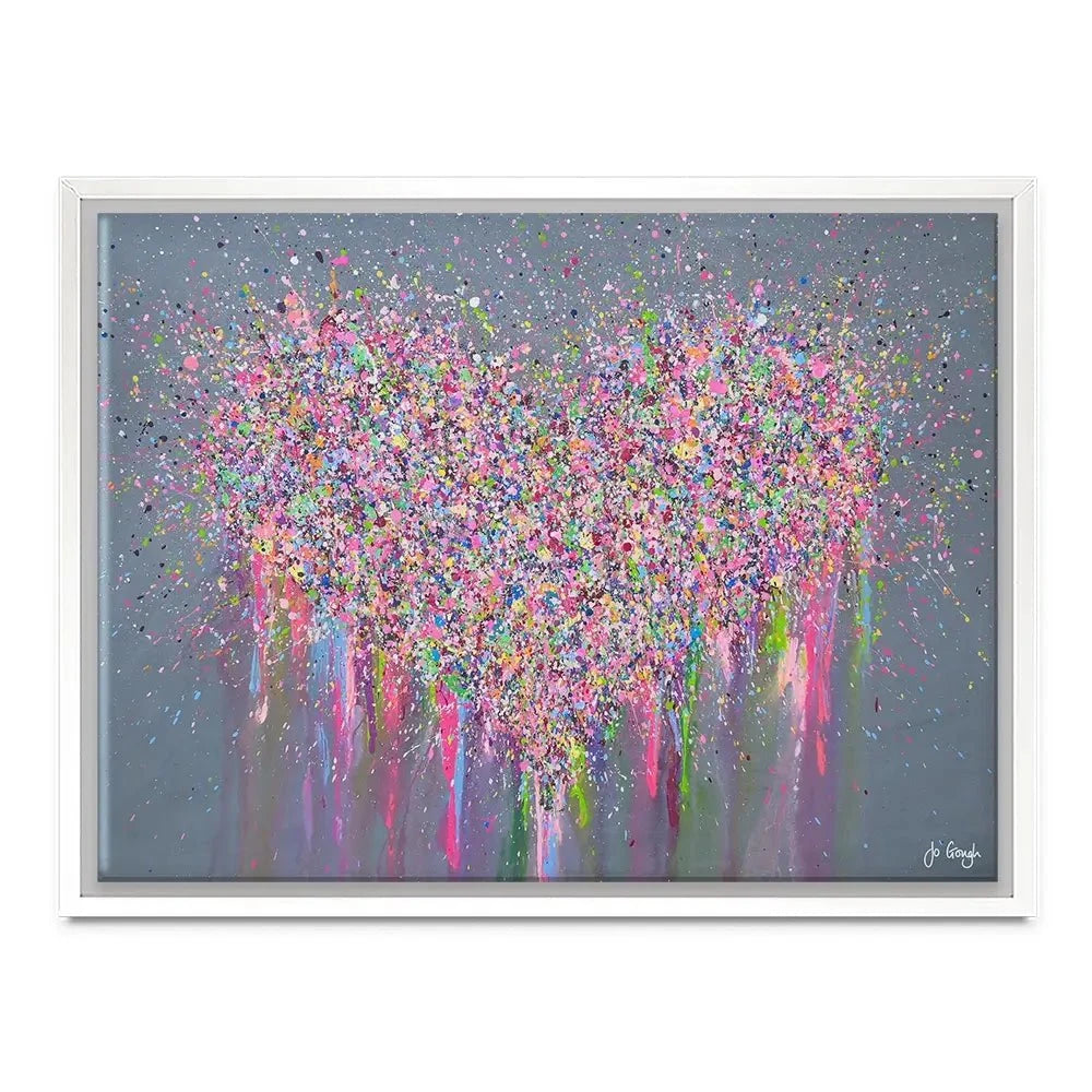 My Heart Is Full Of Joy Canvas Print My Heart Is Full Of Joy Canvas Print wall art product Jo Gough