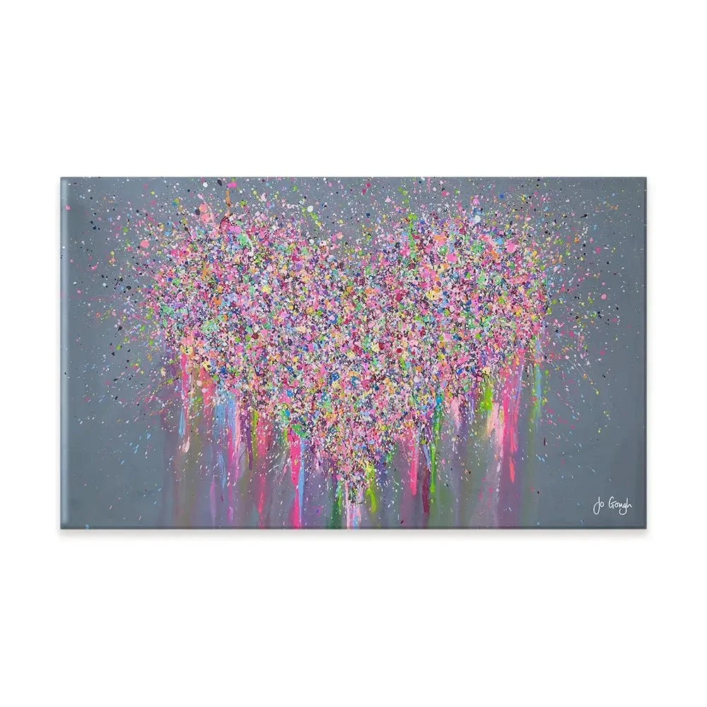 My Heart Is Full Of Joy Canvas Print My Heart Is Full Of Joy Canvas Print wall art product Jo Gough