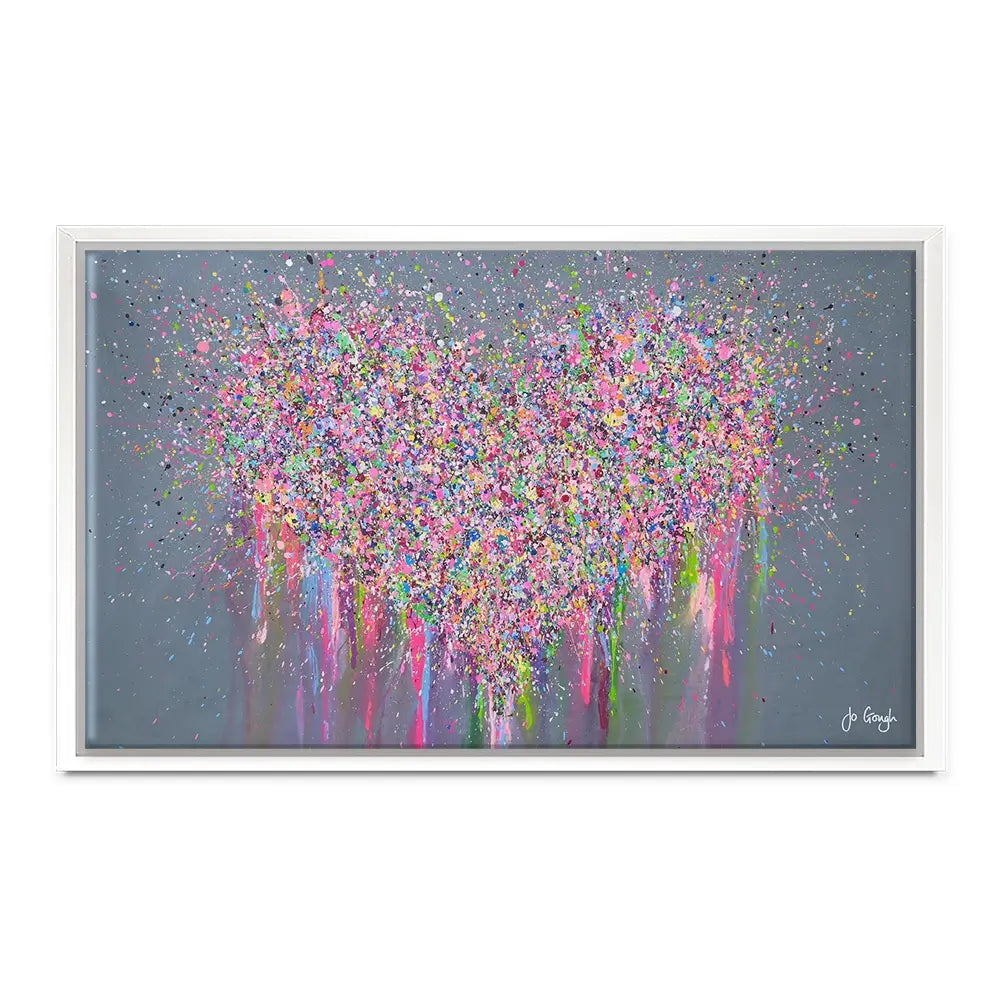 My Heart Is Full Of Joy Oversized Canvas Print My Heart Is Full Of Joy Oversized Canvas Print wall art product Jo Gough