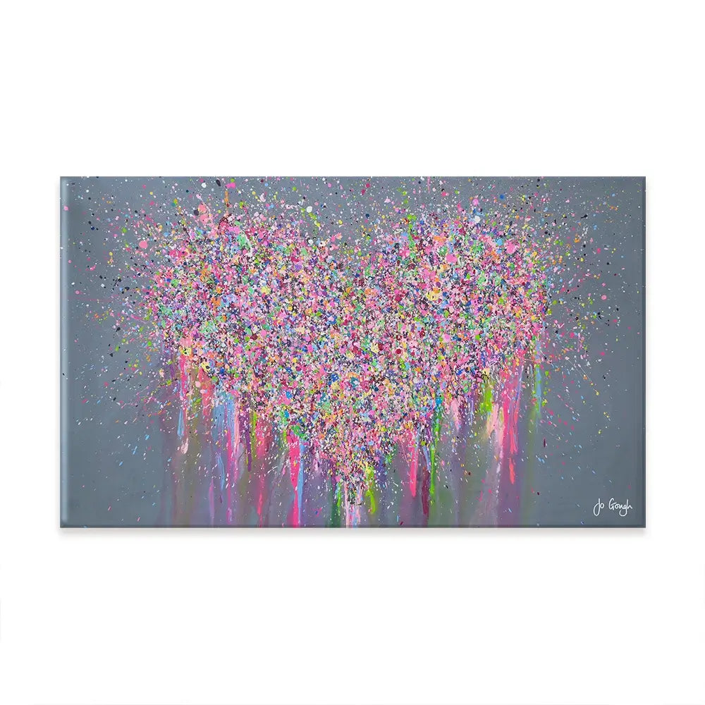 My Heart Is Full Of Joy Oversized Canvas Print My Heart Is Full Of Joy Oversized Canvas Print wall art product Jo Gough