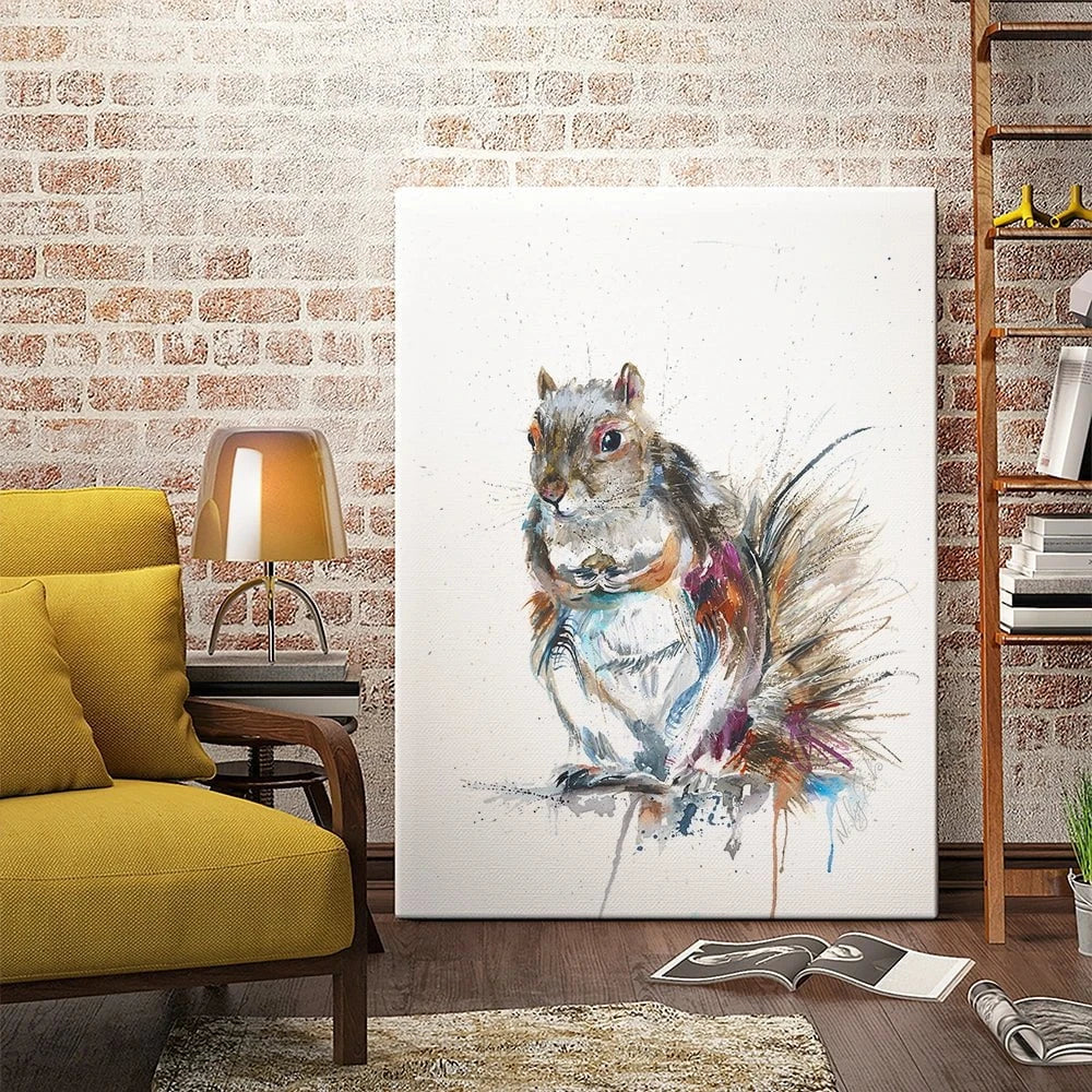 My Nut Canvas Print My Nut Canvas Print wall art product Nicola Jane Rowles