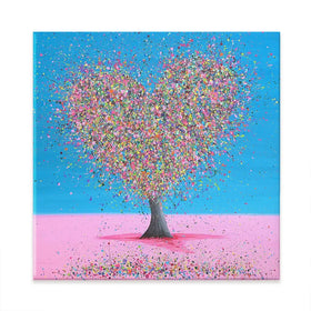 My Sweet Love Square Canvas Print My Sweet Love Square Canvas Print wall art product Jo Gough