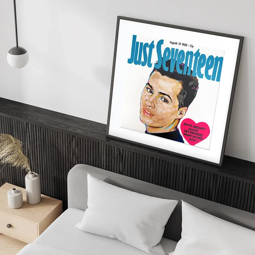 Nathan Moore Just Seventeen Square Framed Art Print Nathan Moore Just Seventeen Square Framed Art Print wall art product Juliet Stockton