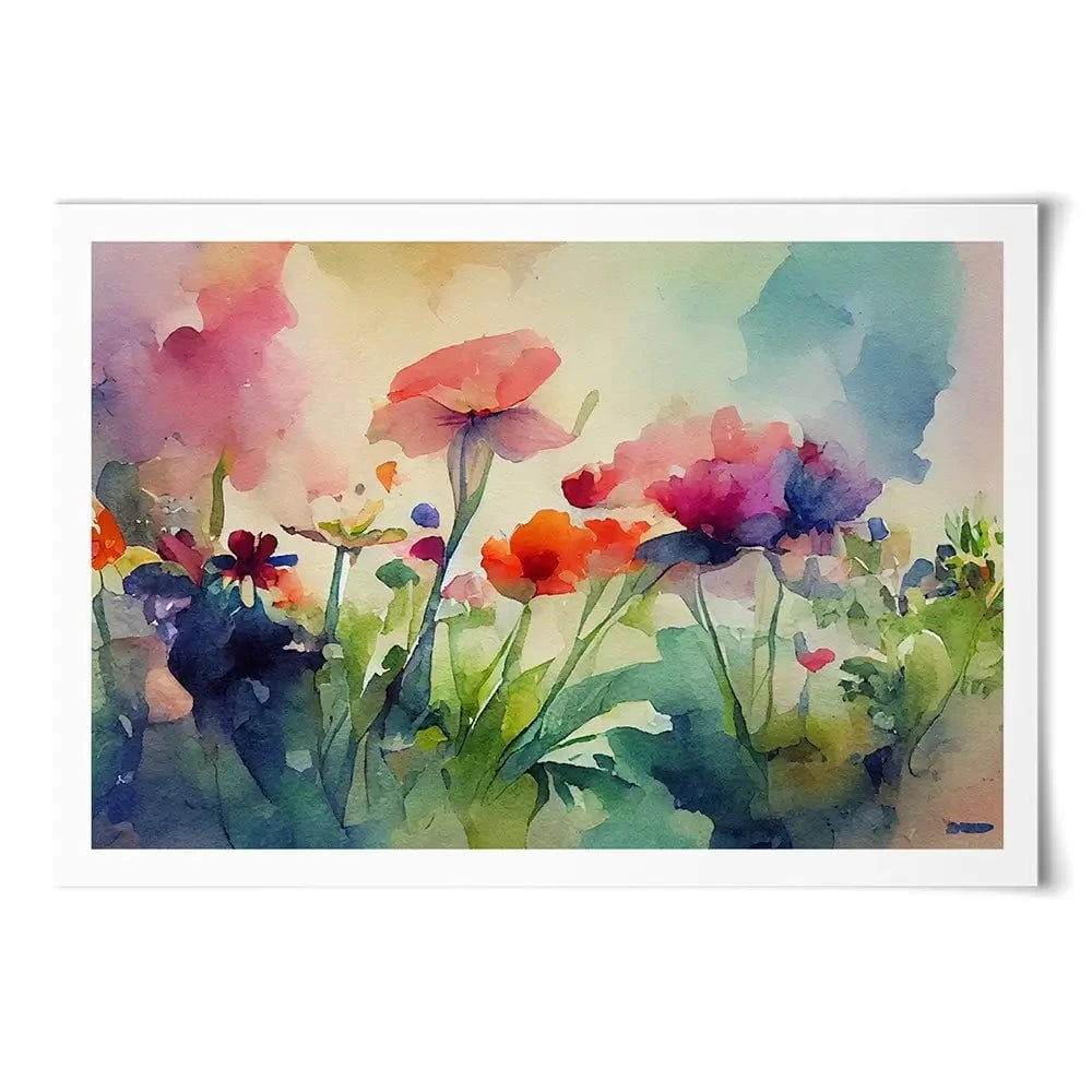 Nature In Watercolour Art Print Nature In Watercolour Art Print | Nature In Watercolour Artwork Prints wall art product artisticanarchy / Shutterstock