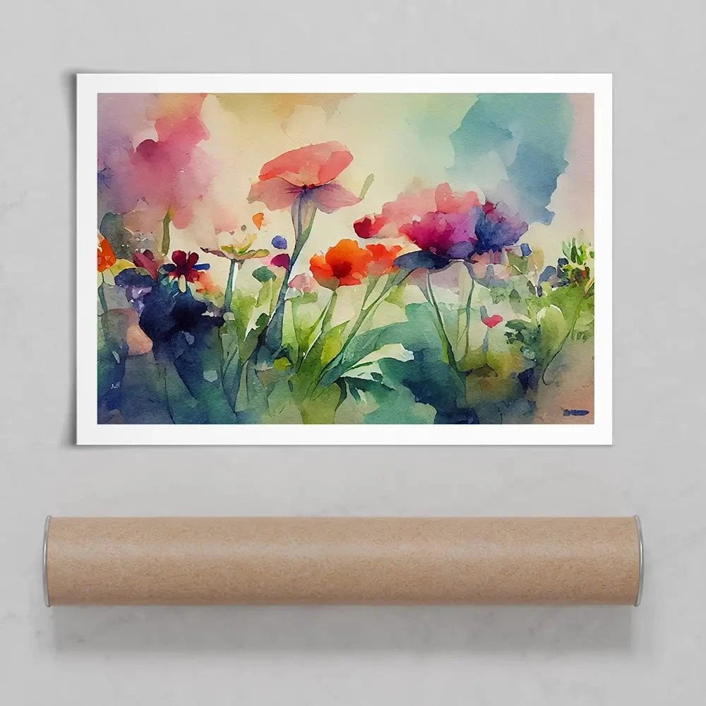 Nature In Watercolour Art Print Nature In Watercolour Art Print | Nature In Watercolour Artwork Prints wall art product artisticanarchy / Shutterstock