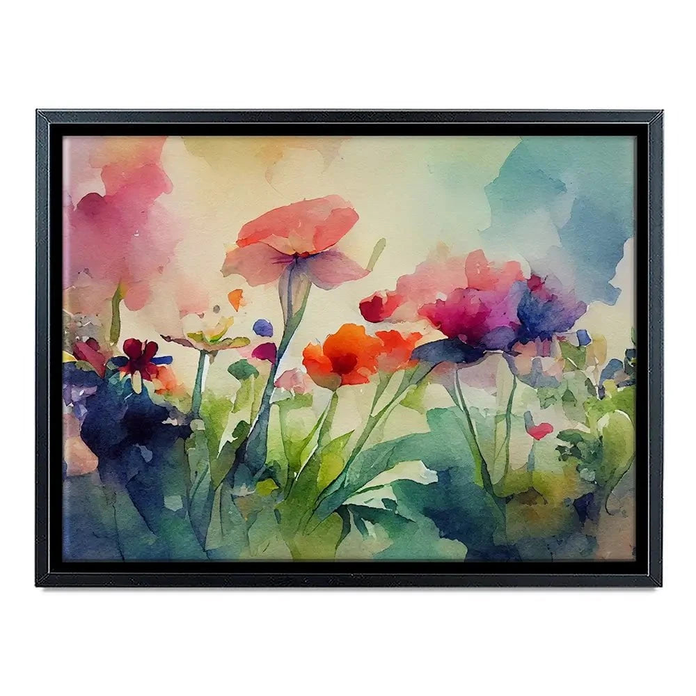Nature In Watercolour Canvas Print Nature In Watercolour Canvas Print | Nature Artwork| Flowers Art wall art product artisticanarchy / Shutterstock