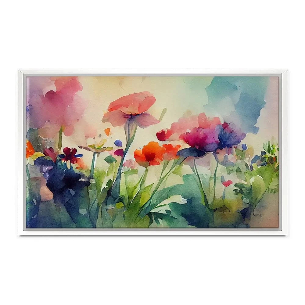Nature In Watercolour Canvas Print Nature In Watercolour Canvas Print | Nature Artwork| Flowers Art wall art product artisticanarchy / Shutterstock