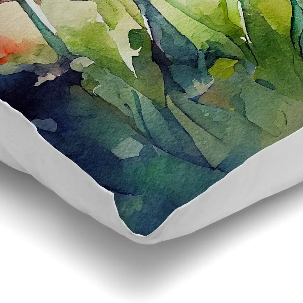 Nature In Watercolour Cushion Nature In Watercolour Cushion wall art product artisticanarchy / Shutterstock
