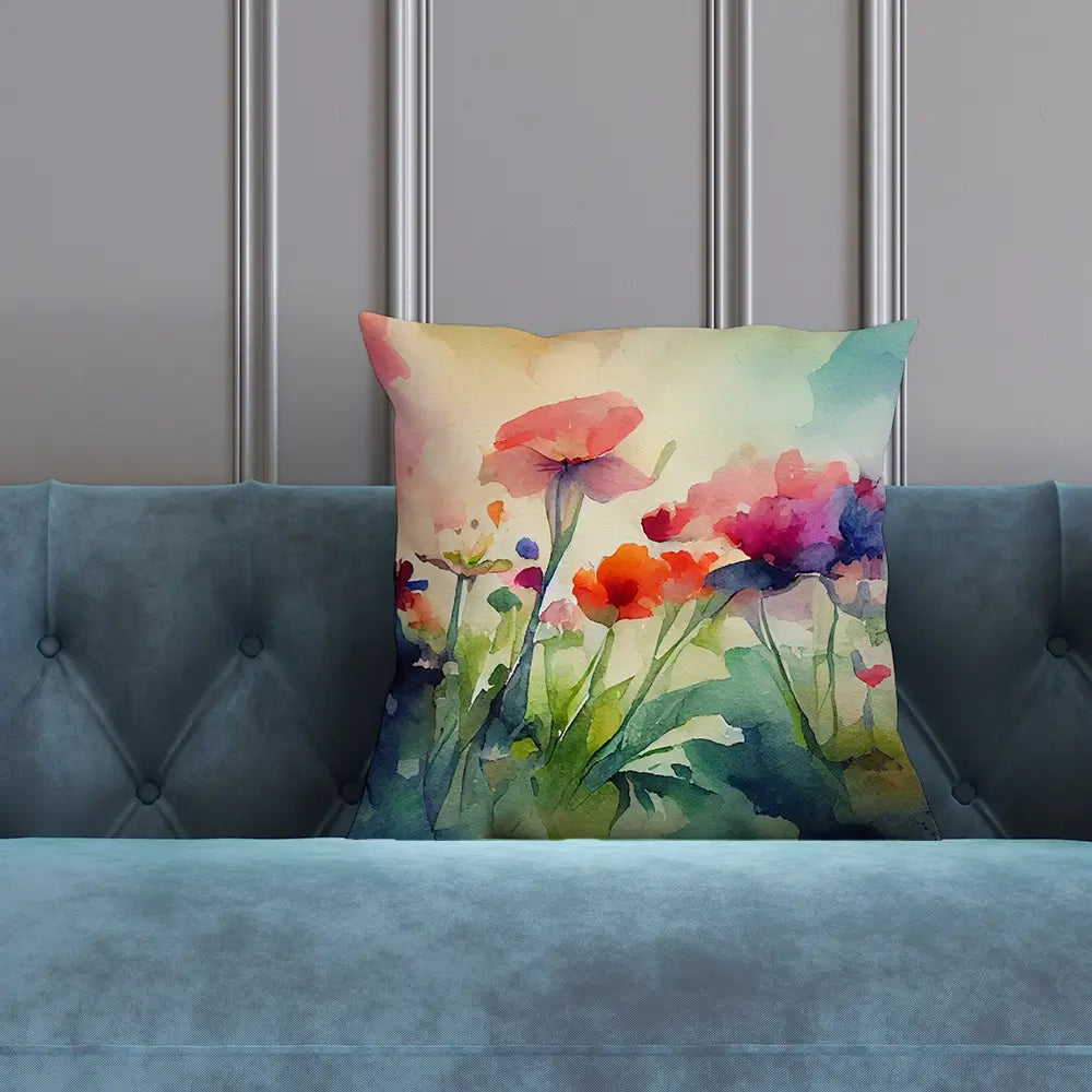 Nature In Watercolour Cushion Nature In Watercolour Cushion wall art product artisticanarchy / Shutterstock