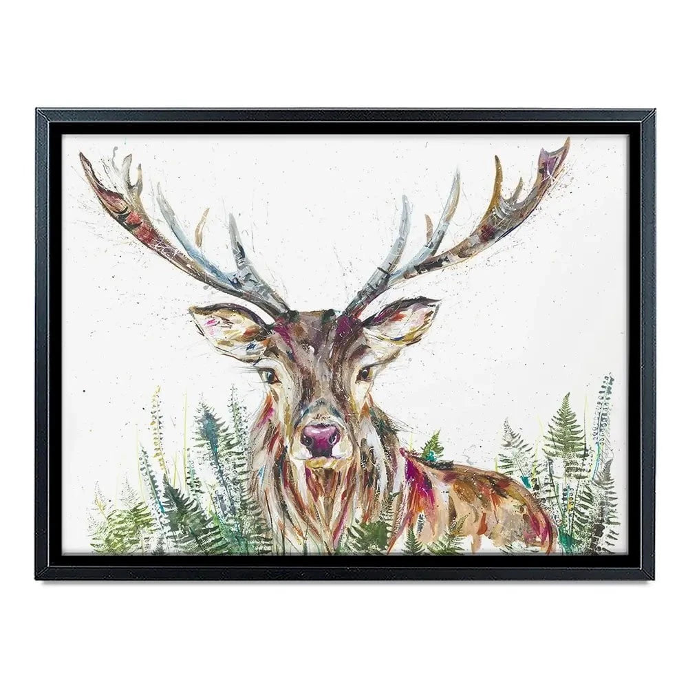 Nature Stag Canvas Print Nature Stag Canvas Print wall art product Nicola Jane Rowles