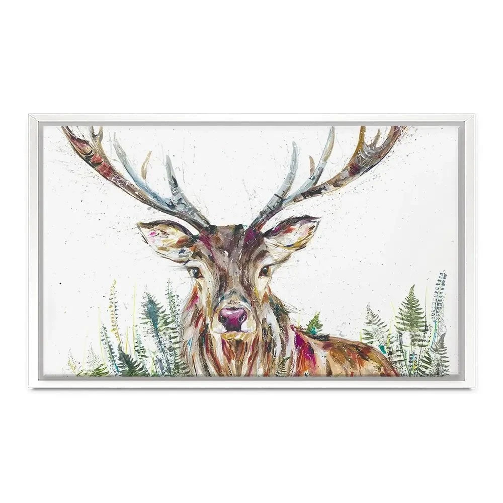 Nature Stag Canvas Print Nature Stag Canvas Print wall art product Nicola Jane Rowles