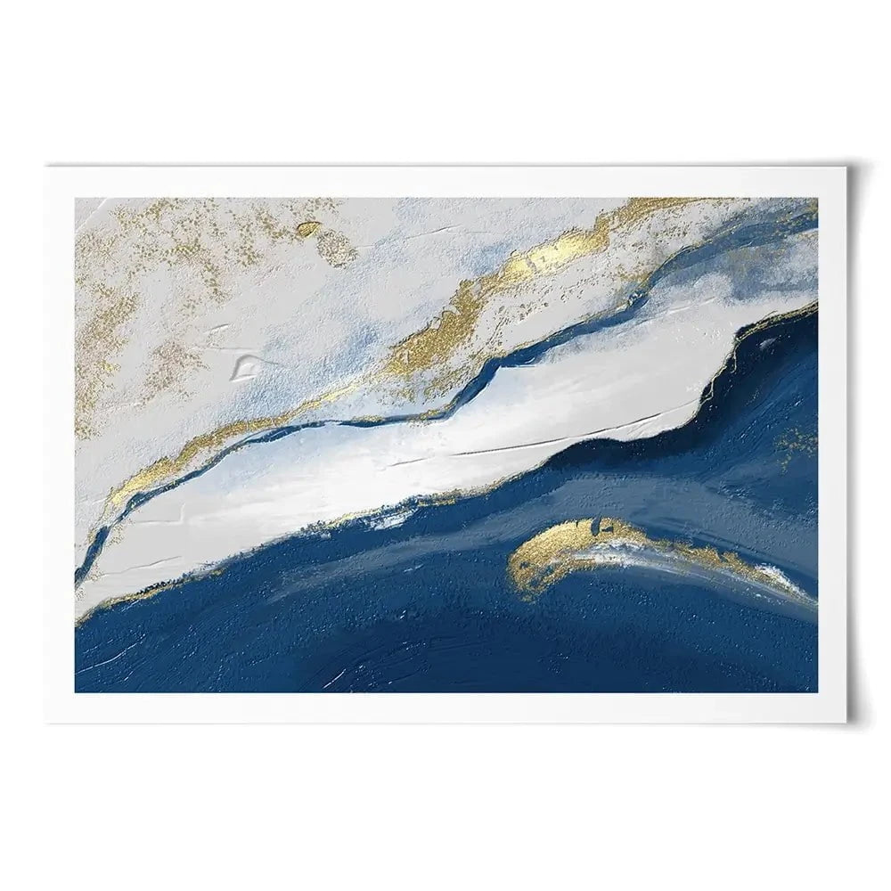 Navy And White Art Print Navy And White Art Print wall art product Muzi pear studio / Shutterstock