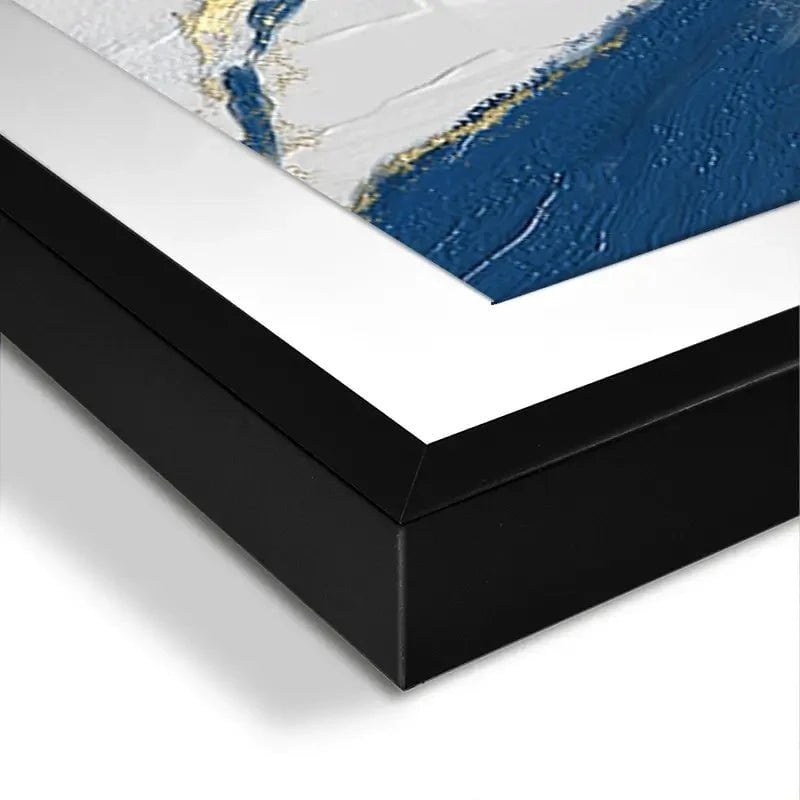 Navy And White Framed Art Print Navy And White Framed Art Print wall art product Muzi pear studio / Shutterstock