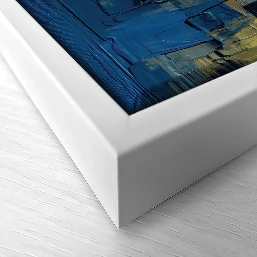 Navy Brush Strokes Canvas Print Navy Brush Strokes Canvas Print | Navy Canvas Art Print | Navy Canvas wall art product artGALINI at pm.me / Shutterstock