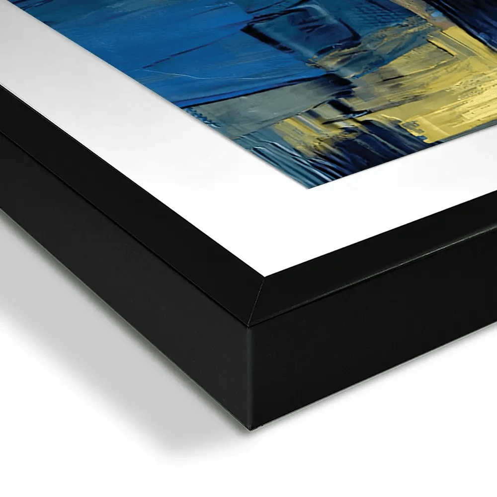 Navy Brush Strokes Framed Art Print Trio Navy Brush Strokes Framed Art Print Trio wall art product artGALINI at pm.me / Shutterstock