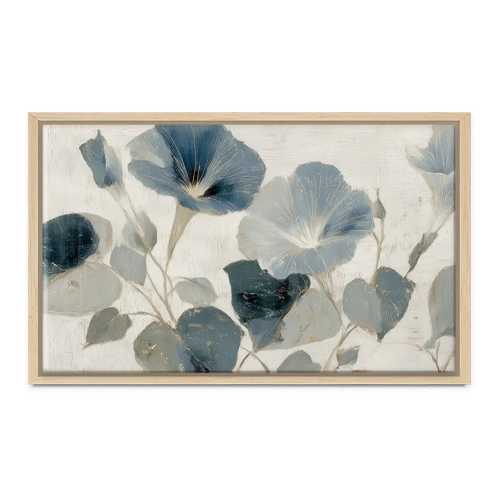 Navy Glory Vine Canvas Print Navy Glory Vine Canvas Print wall art product Chromatic Storm Studio