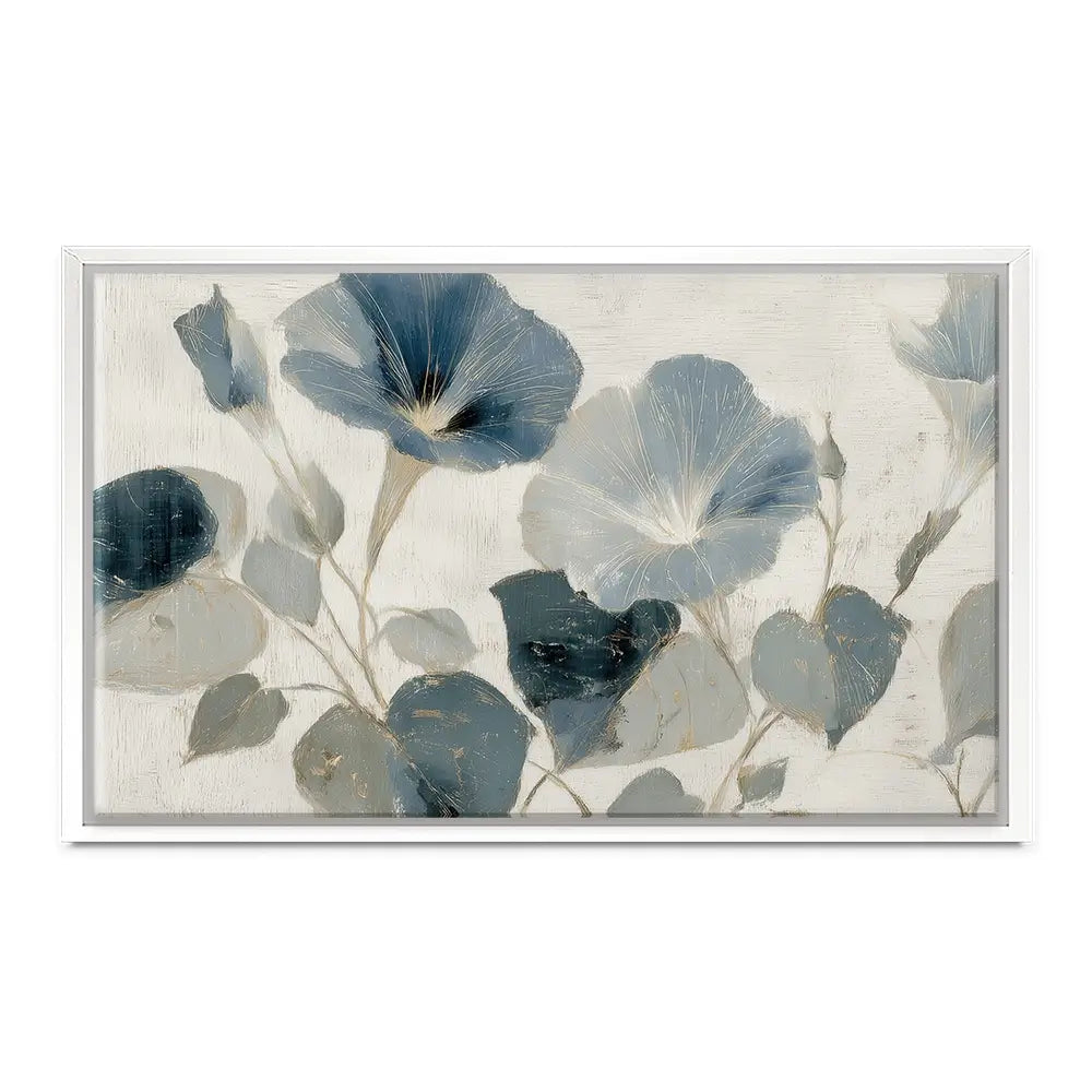 Navy Glory Vine Canvas Print Navy Glory Vine Canvas Print wall art product Chromatic Storm Studio