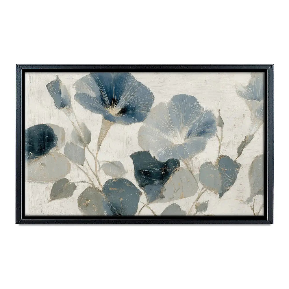 Navy Glory Vine Canvas Print Navy Glory Vine Canvas Print wall art product Chromatic Storm Studio