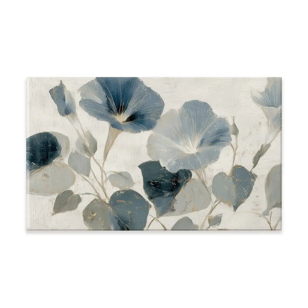 Navy Glory Vine Canvas Print Navy Glory Vine Canvas Print wall art product Chromatic Storm Studio