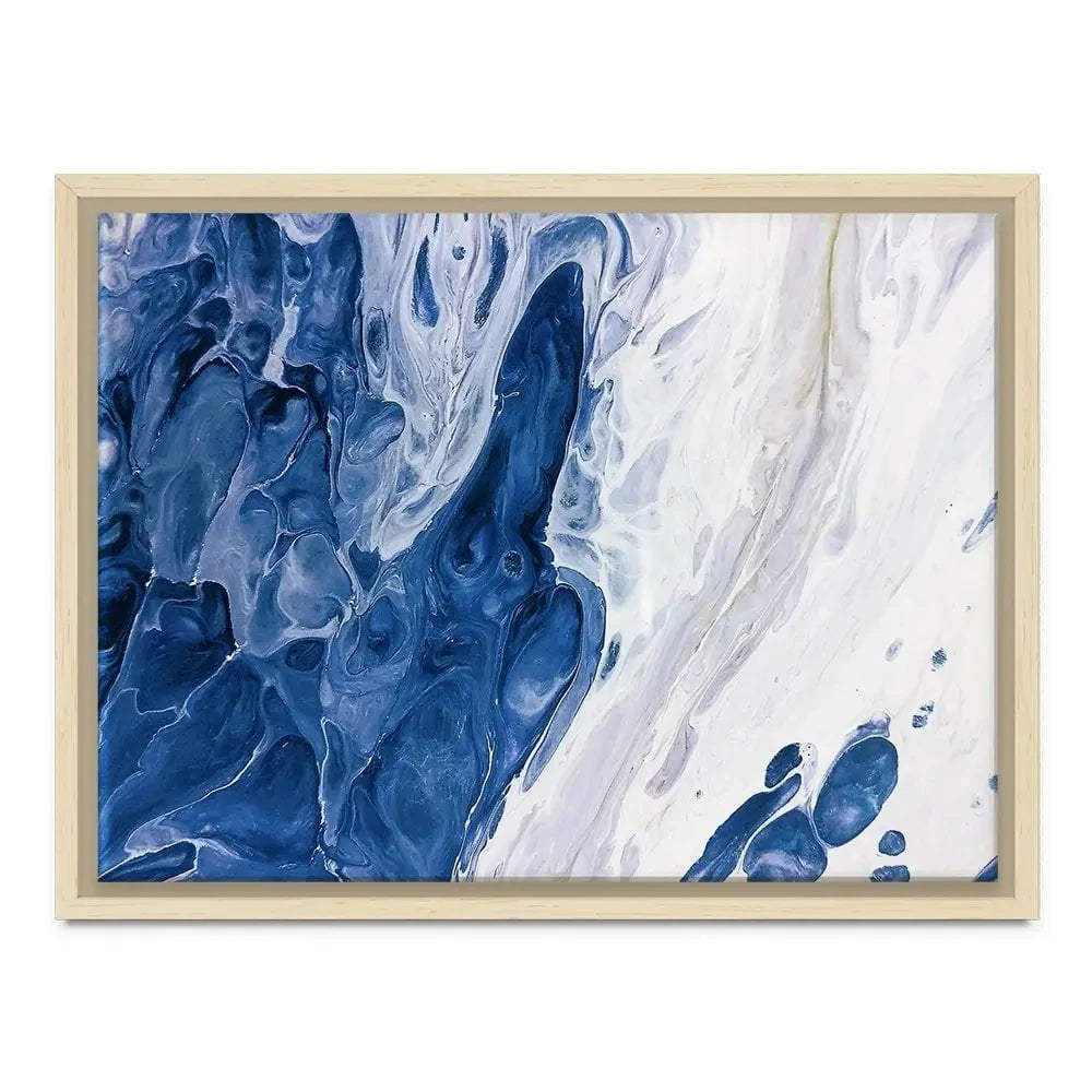 Navy White Mix Canvas Print Navy White Mix Canvas Print wall art product Ksenia Zu / Shutterstock