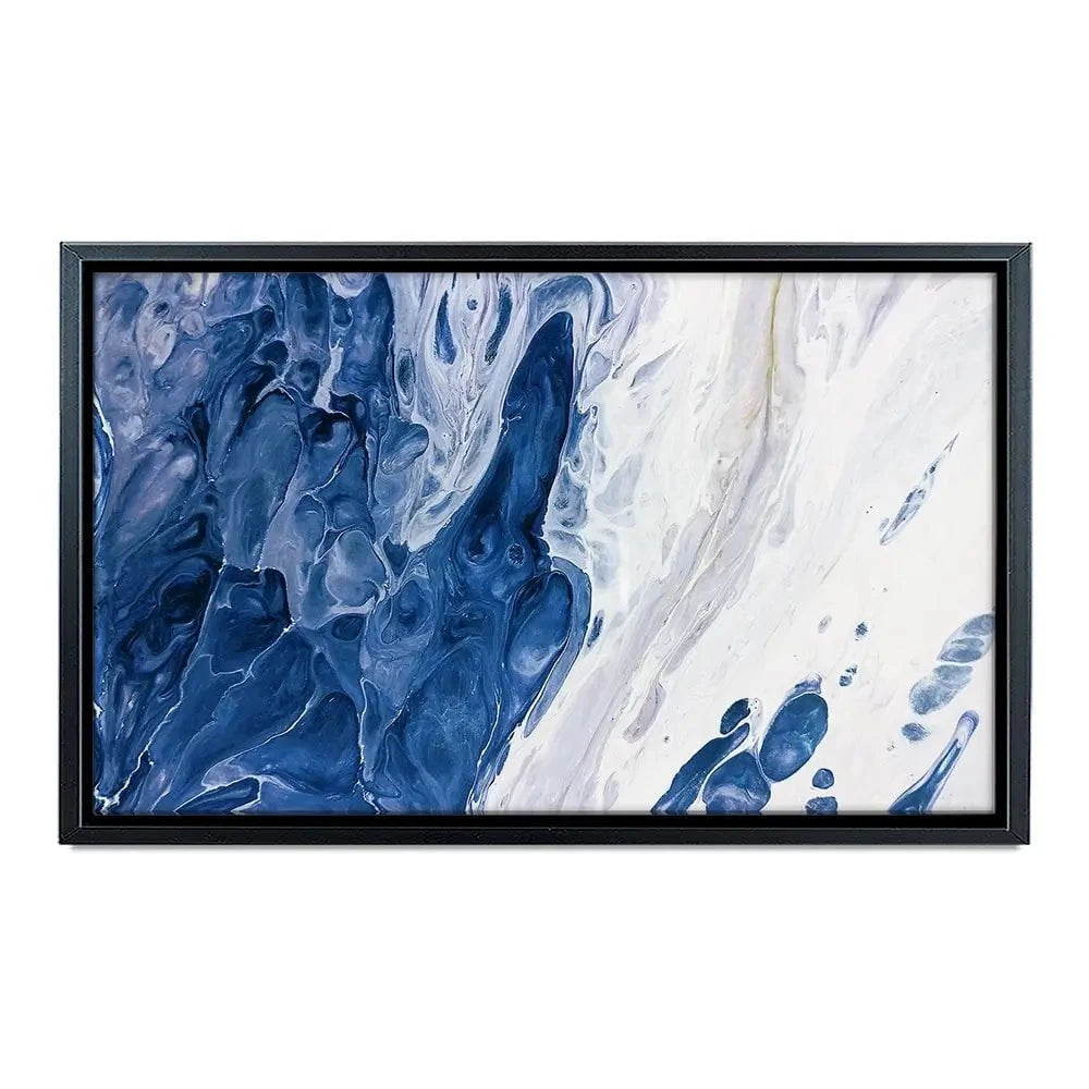Navy White Mix Canvas Print Navy White Mix Canvas Print wall art product Ksenia Zu / Shutterstock