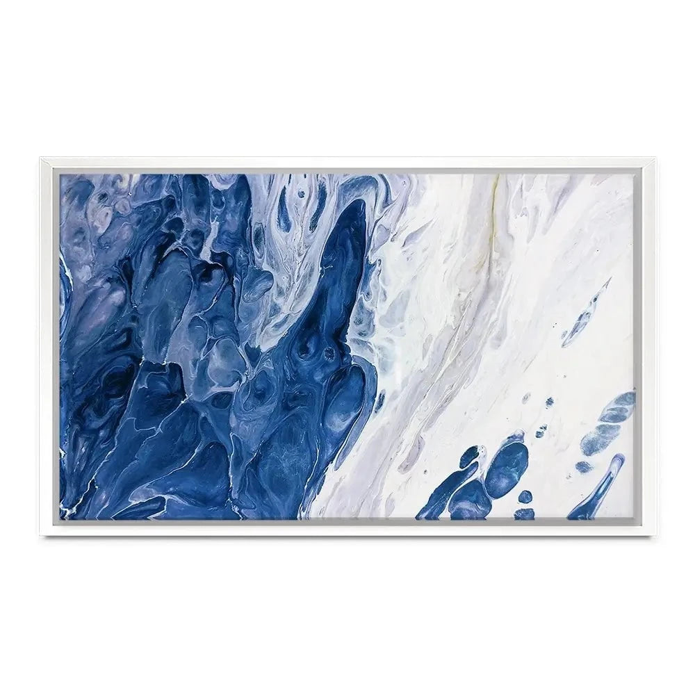 Navy White Mix Canvas Print Navy White Mix Canvas Print wall art product Ksenia Zu / Shutterstock