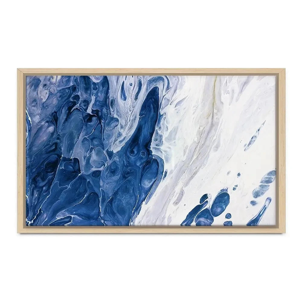 Navy White Mix Canvas Print Navy White Mix Canvas Print wall art product Ksenia Zu / Shutterstock