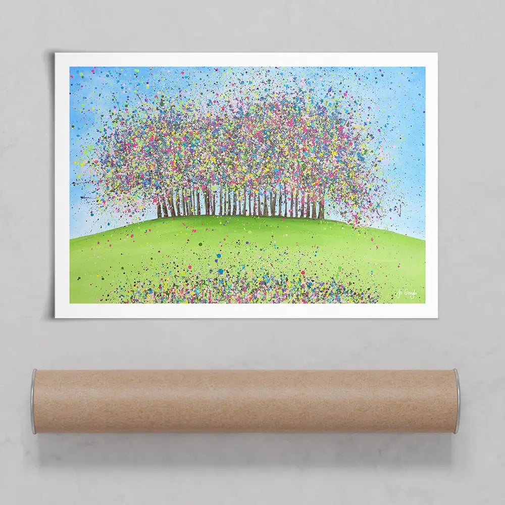 Nearly There Trees Art Print Nearly There Trees Art Print wall art product Jo Gough