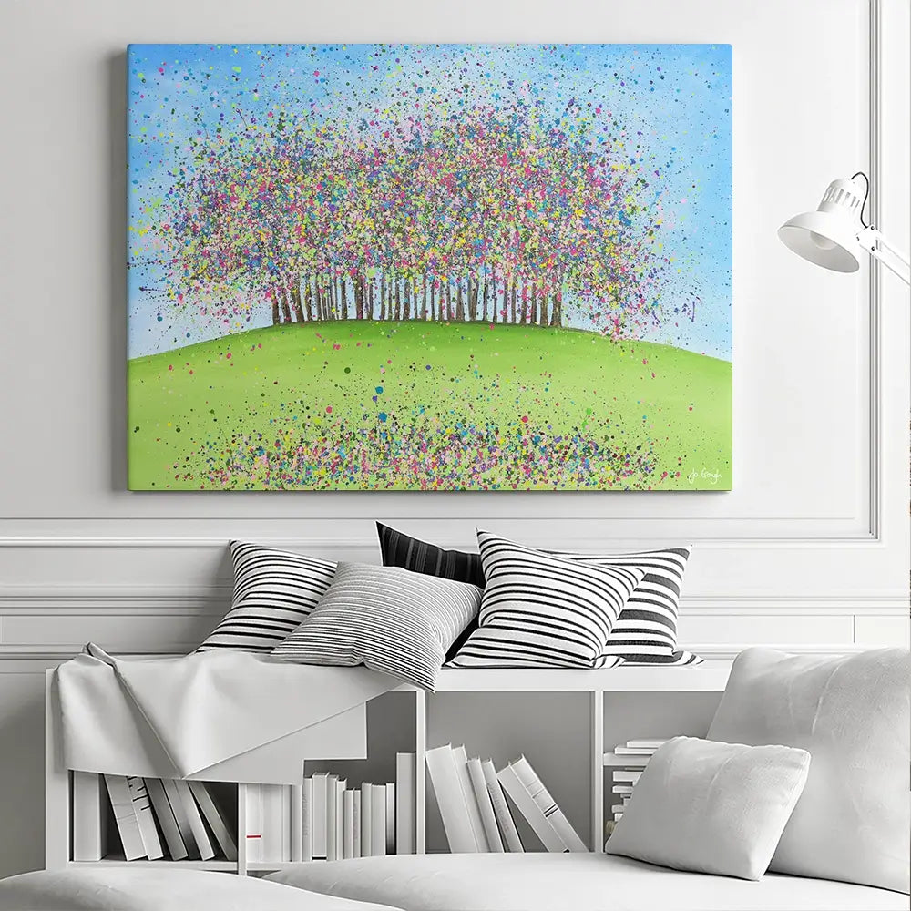 Nearly There Trees Canvas Print Nearly There Trees Canvas Print wall art product Jo Gough