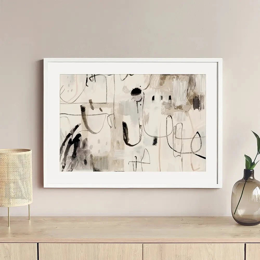 Net Neutral Framed Art Print Net Neutral Framed Art Print wall art product Victoria Barnes