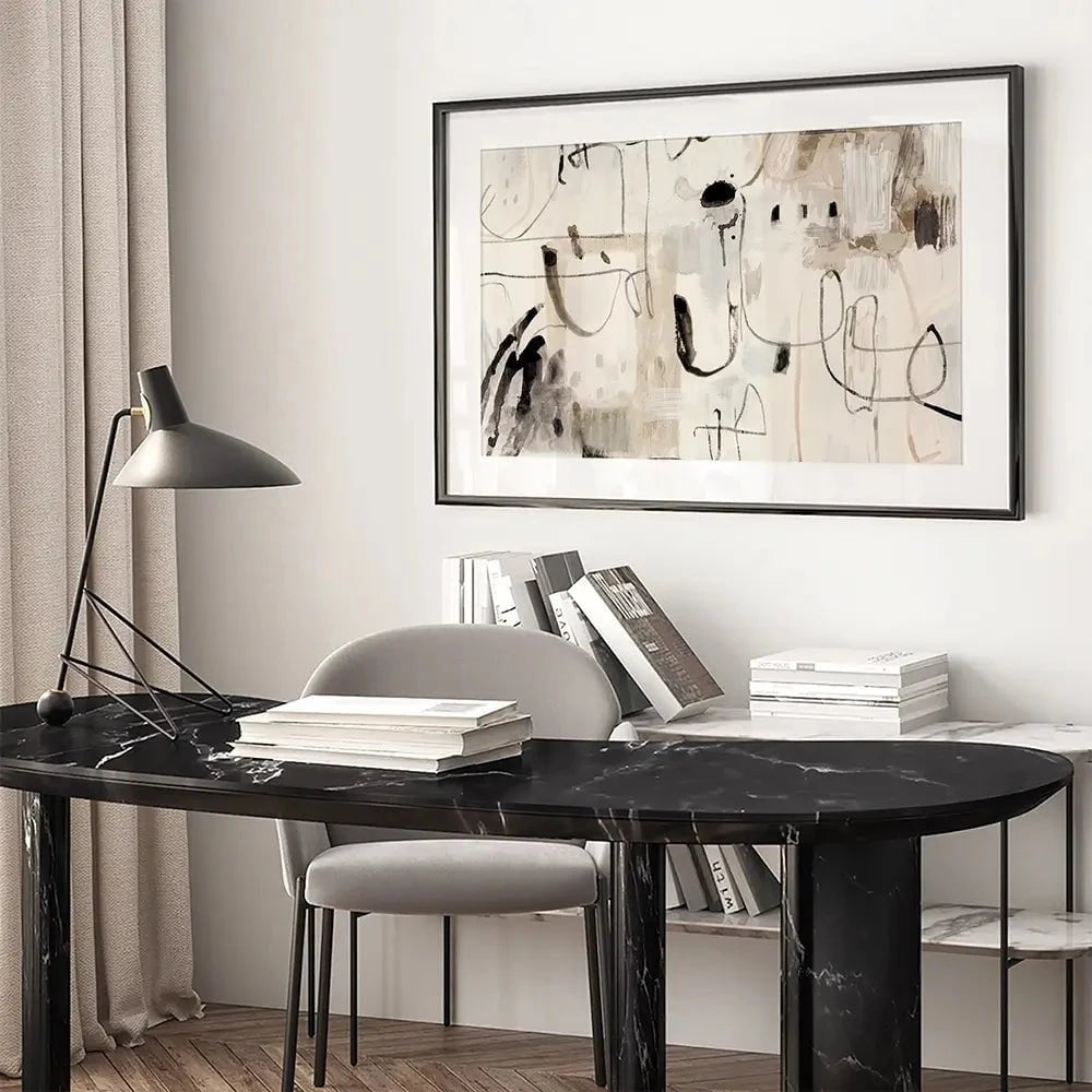 Net Neutral Framed Art Print Net Neutral Framed Art Print wall art product Victoria Barnes